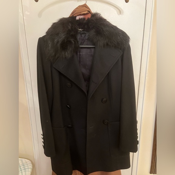 Gucci Jackets & Blazers - Gucci Wool/Mink Peacoat, Removable Collar, EUC w/original garment bag. Ford Era